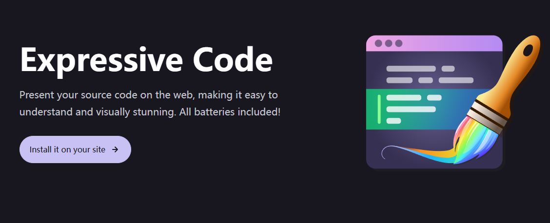 Using Expressive Code as a syntax highlighter