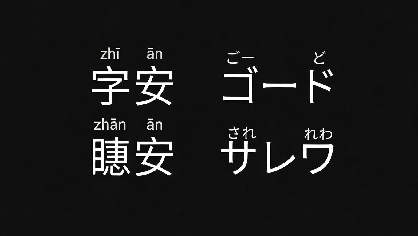 Insert Chinese Pinyin or Japanese Kana using Ruby