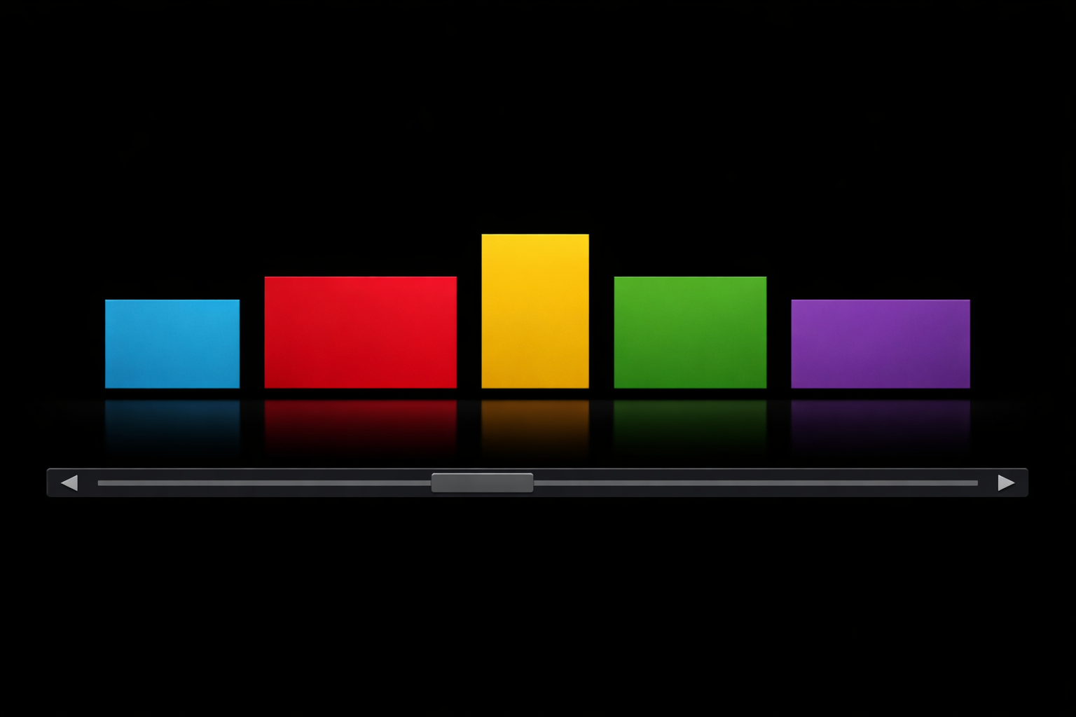 Horizontal gallery displaying multiple images